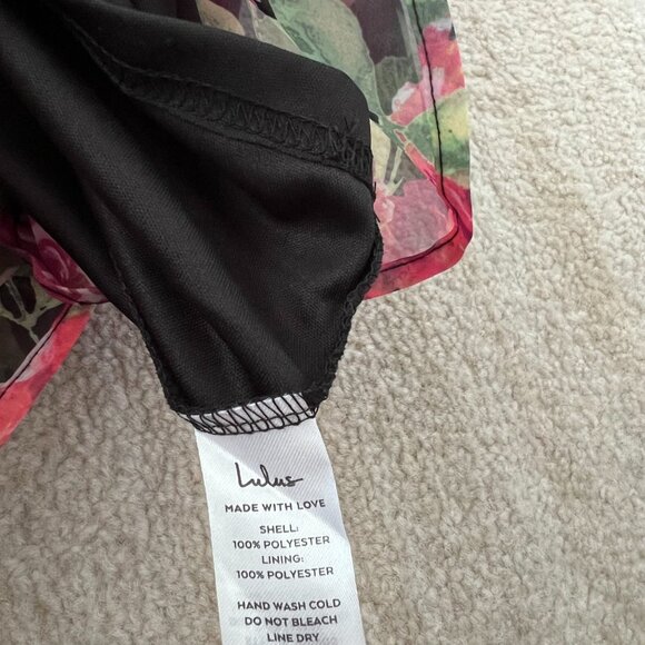 NWT Lulus Fleur of Dreams Floral Formal Maxi Dress M - Picture 9 of 9